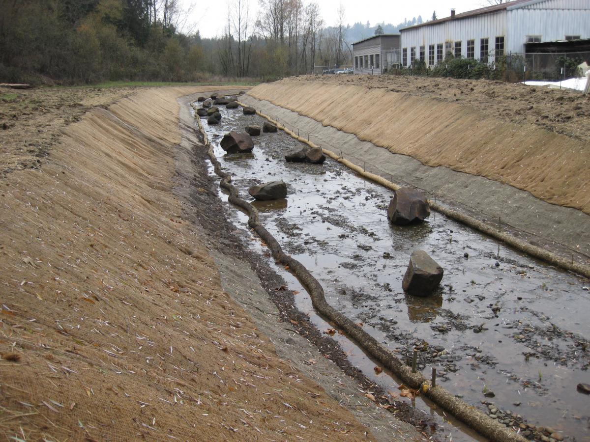 Swale Restoration on Public Land Green Banks LLC